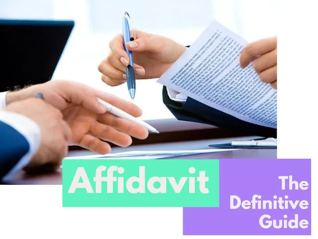 The definitive Guide on affidavits and how to draft an affidavit