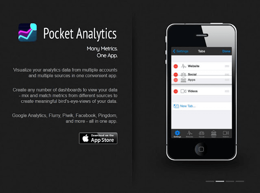 Pocket Analytics : The one stop destination which combines and serves you the data from all the different analytics.