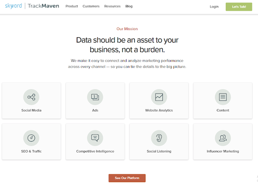TrackMaven: A one-stop marketing analytics software
