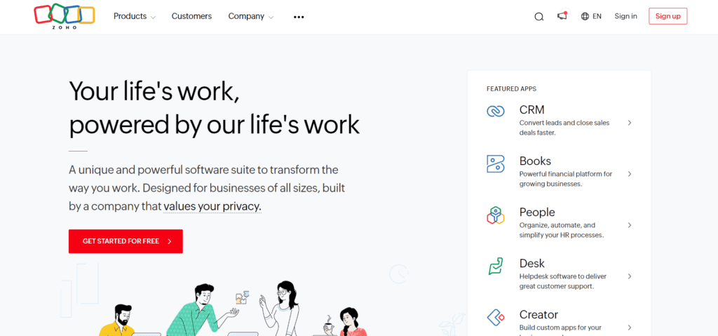 Getting Started withZoho Campaigns.