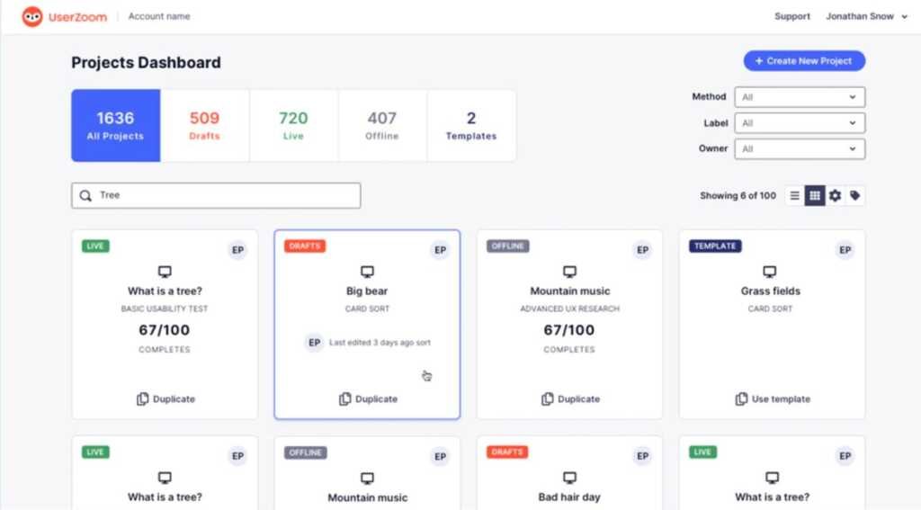 Getting started with UserZoom.
