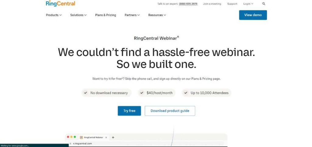 RingCentral Webinar