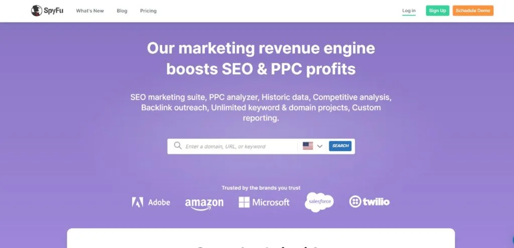 SpyFu's Content Research Tool