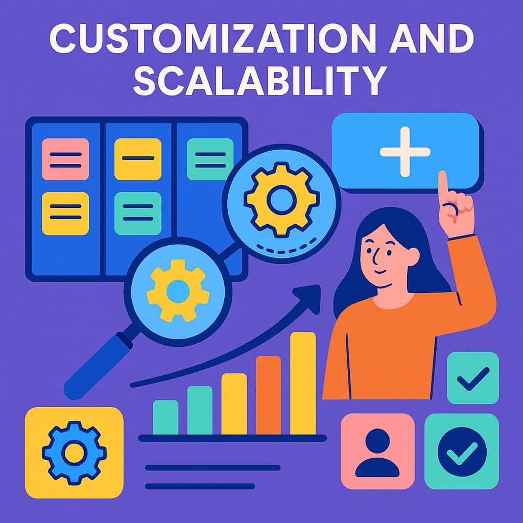 The capacity for customization and scalability directly impacts a tool's longevity and effectiveness within an organization. It determines how well the tool can adapt to changing project scopes, team sizes, and complex workflows.