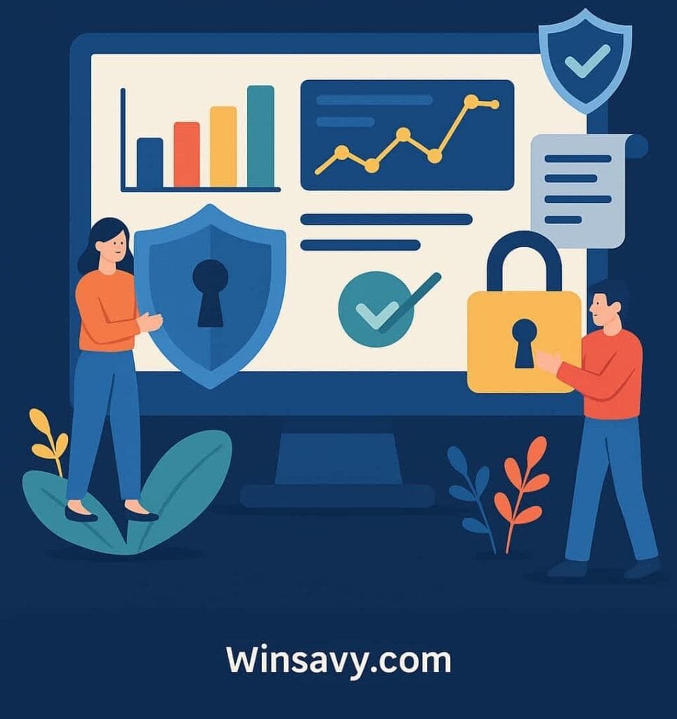 Data governance involves the overall management of the availability, usability, integrity, and security of the data employed in an enterprise, while data security focuses on protecting digital data from unauthorized access and corruption throughout its lifecycle.