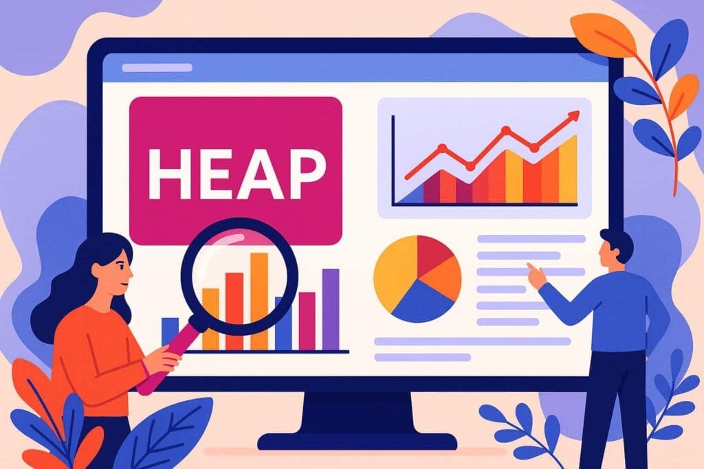 Heap takes a different approach—it automatically captures everything. Imagine setting sail with a net wide enough to catch every fish in the sea. That’s Heap. You don’t need to define events upfront. Heap captures all user interactions from the get-go, giving you the flexibility to decide later what matters most. This comprehensive data capture ensures you don’t miss out on unexpected insights because you didn’t anticipate tracking a particular event.