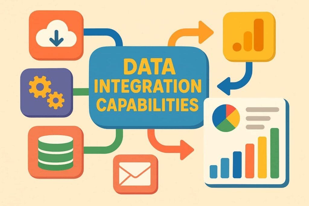 The modern business landscape is awash with data from a myriad of sources, from web analytics and customer relationship management (CRM) systems to social media and IoT devices. The ability of an analytics platform to seamlessly integrate with these varied data sources is crucial for creating a comprehensive view of business operations and customer interactions. Data integration capabilities are fundamental to ensuring that businesses can consolidate, analyze, and act upon data from across their entire digital ecosystem. This integration not only enhances the efficiency of data analysis processes but also ensures that insights are derived from a complete dataset, leading to more informed decision-making.