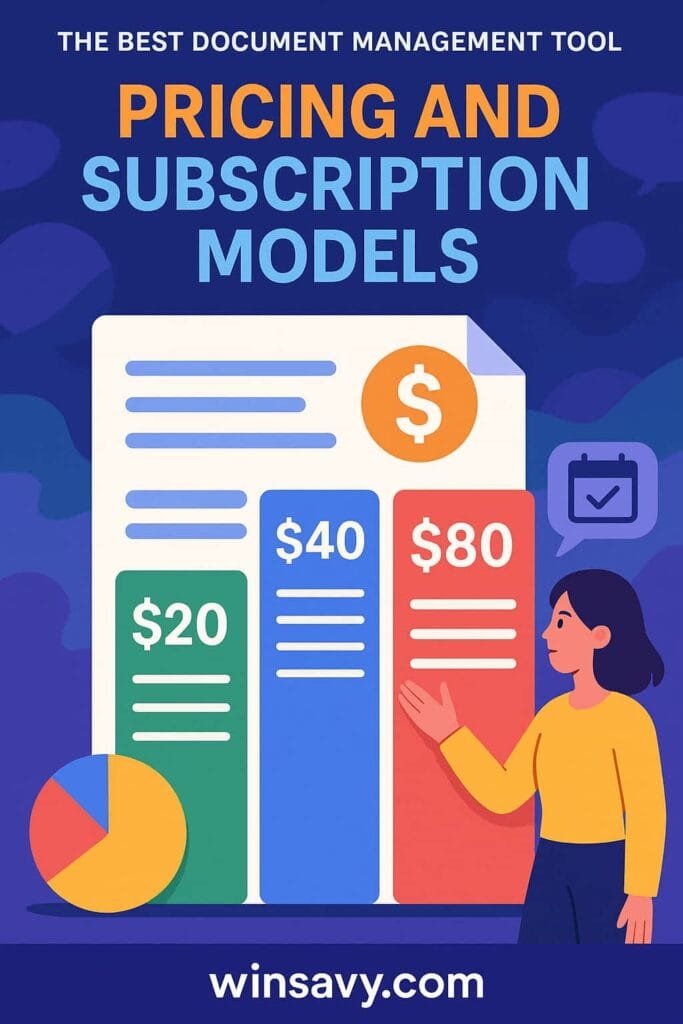 The pricing structure and subscription models of a document management system are akin to the supply chains that support a ship's journey, essential for maintaining operations over the long term.