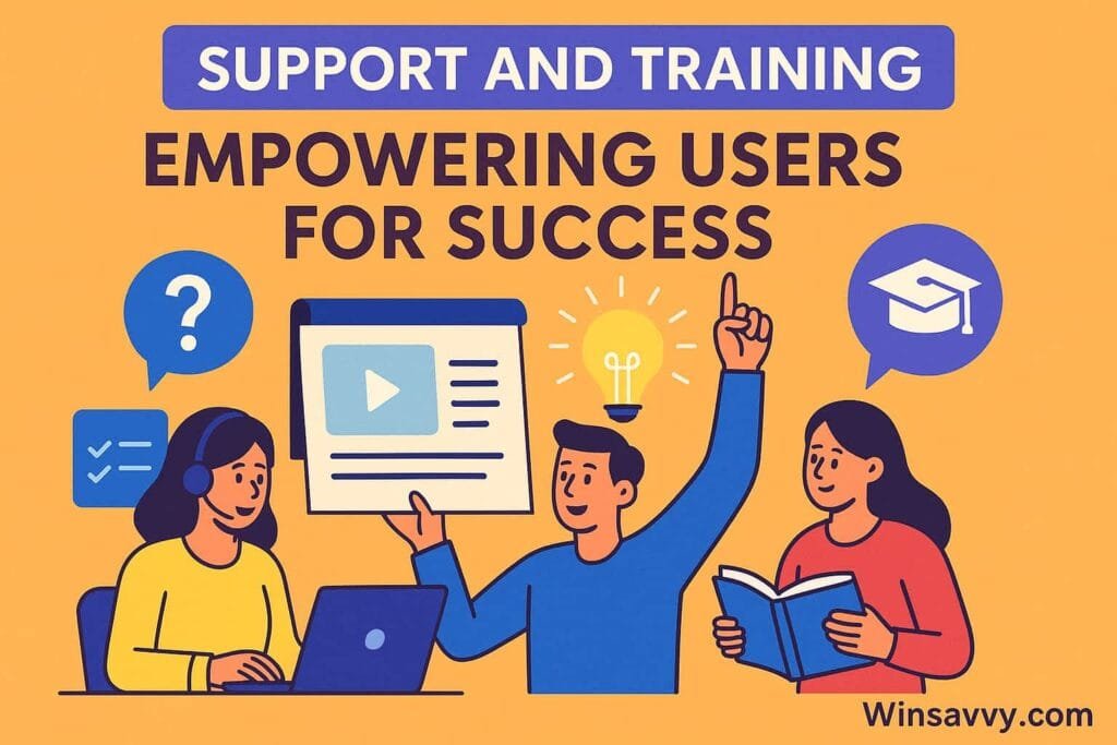 The availability of comprehensive support and training resources is essential for maximizing the adoption and effective use of a document management system within your organization.