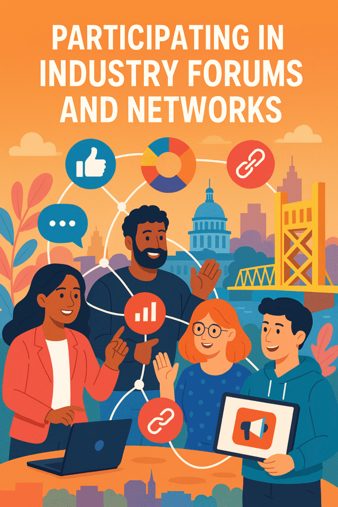 Participating in industry forums and networks is a strategic approach for startup founders in Bakersfield to not only scout for the best digital marketing agencies but also to enhance their own knowledge and connections within the local and broader business community. This involvement goes beyond simple networking; it provides deep insights into industry standards, emerging trends, and firsthand experiences from peers which can be invaluable in selecting the right marketing partner.