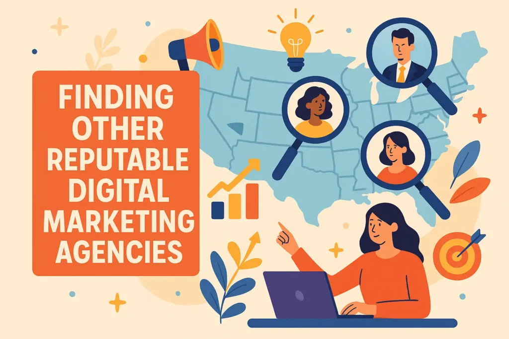 If WinSavvy doesn’t meet all your specific requirements, or you're exploring multiple options, here’s how to find other reputable digital marketing agencies in Anaheim: