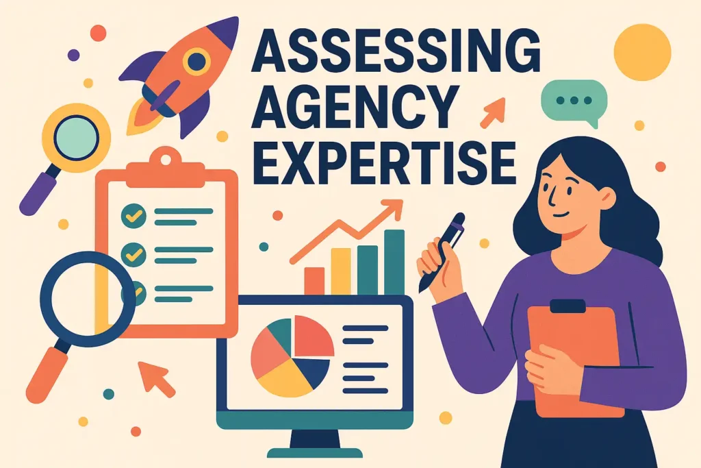 Assessing the expertise of a digital marketing agency involves a thorough evaluation of their skills, knowledge, and experience relevant to your business’s needs. Startups should inquire about the agency’s proficiency in core areas of digital marketing such as SEO, PPC, social media, content marketing, and data analytics. It's crucial to understand not only what services the agency offers but how deep their knowledge goes in each area. Startups might ask to review the qualifications and experience of the people who will be handling their account, ensuring the team has a robust track record and the necessary certifications.