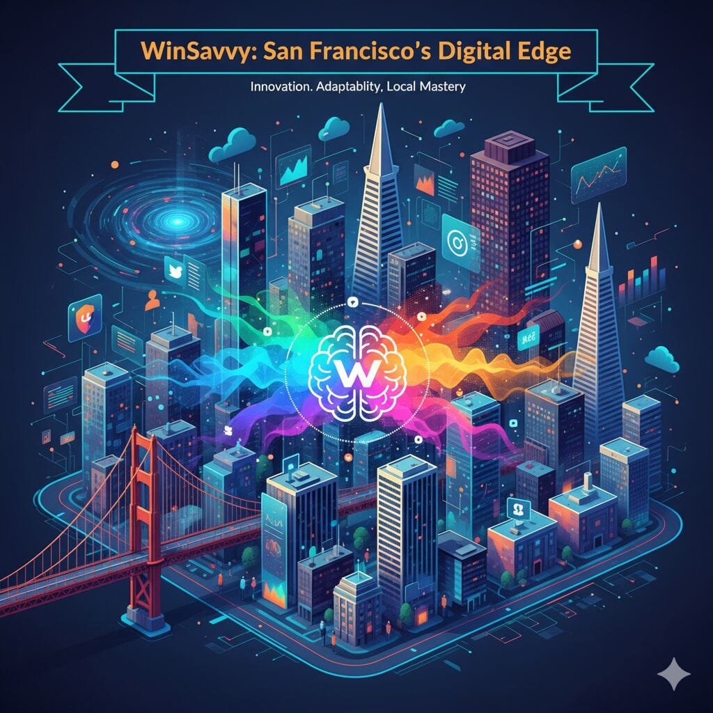 In the competitive landscape of San Francisco, where startups bloom and tech giants dominate, standing out as a digital marketing agency requires a blend of innovation, adaptability, and a profound understanding of the local market. Here’s how WinSavvy distinguishes itself in this bustling arena.