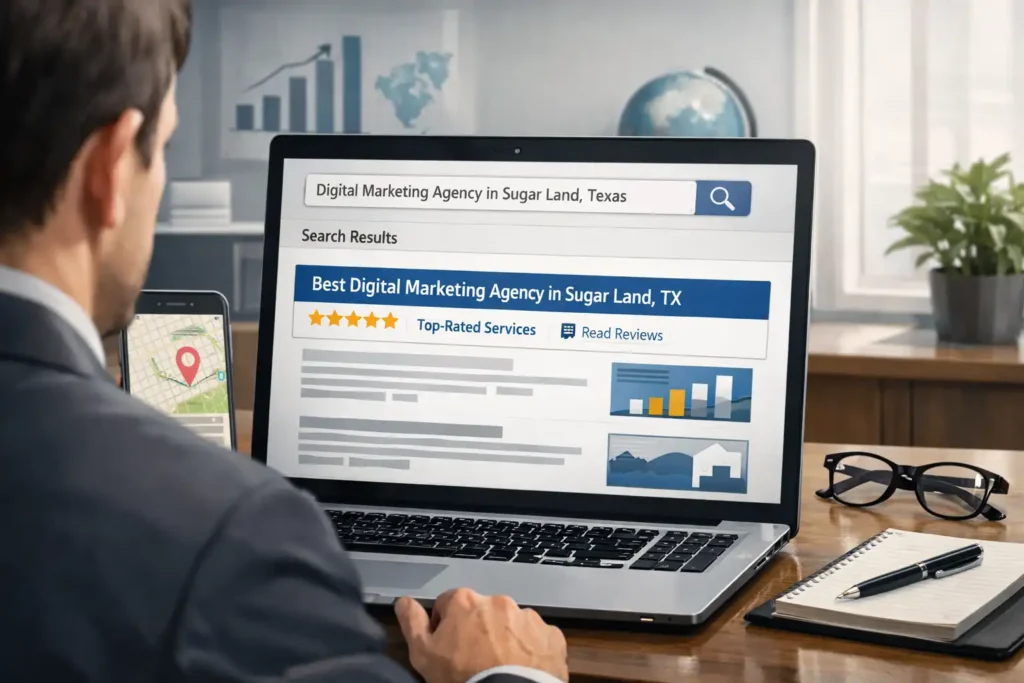 Start with a basic online search to find top-rated digital marketing agencies in Sugar Land. A simple query like "best digital marketing agencies in Sugar Land TX" can yield a list of potential agencies. However, don’t just rely on Google rankings alone; delve deeper into each agency's website. Evaluate the richness of their content, the responsiveness of their design, and the user experience of their site.