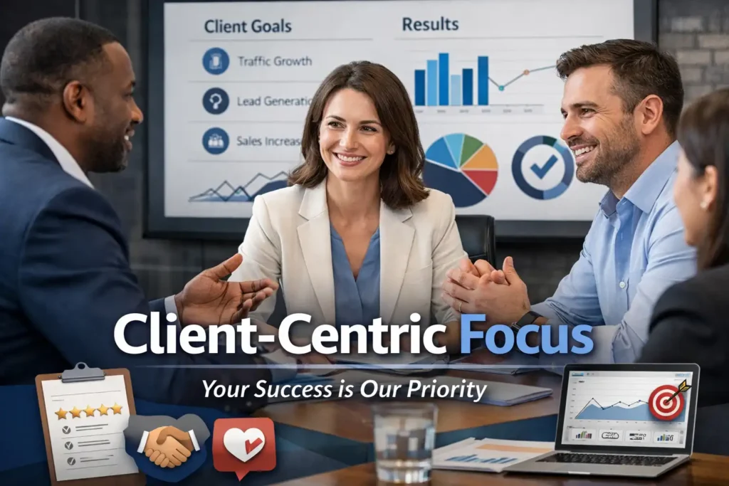 Our client-centric approach in Sugar Land is demonstrated through our bespoke service model, where we tailor each strategy to the specific goals and challenges of our clients. Understanding that each business has unique attributes and target markets, we dedicate significant time to learning about our clients' industries, competitors, and local economic conditions.