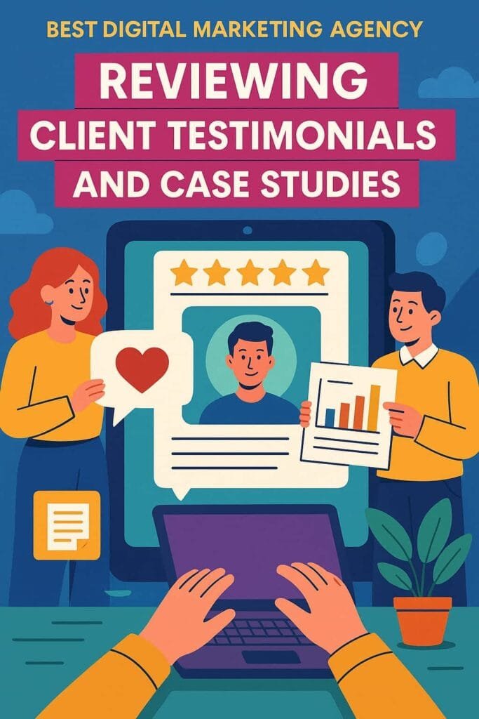 Client testimonials and detailed case studies are your first port of call in assessing the credibility and effectiveness of a digital marketing agency. Testimonials reflect the personal experiences of past clients with the agency, offering insights into the agency’s customer service and the success it has brought to other businesses. Case studies, on the other hand, provide a roadmap of the agency’s approach to solving complex marketing challenges and the results they were able to deliver. When reviewing these, pay attention to agencies that showcase results for businesses similar to yours in scope and industry.