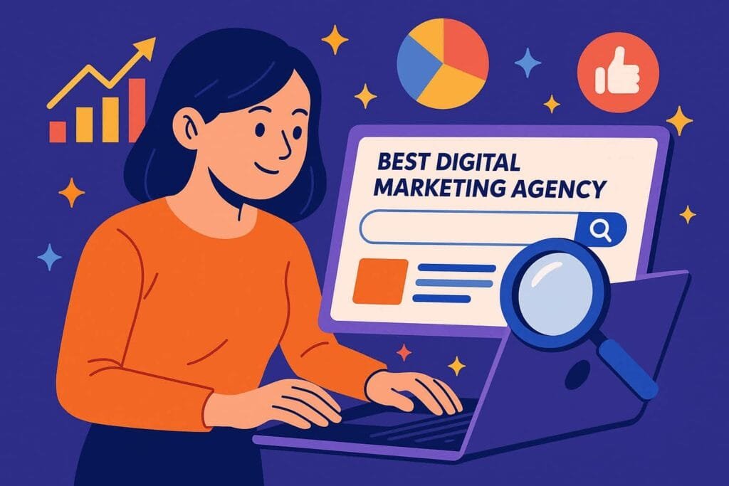 A simple online search can yield a list of potential agencies. Use search terms such as “Top digital marketing agencies in Pearland, TX” to find highly-rated agencies. Dive into their websites, examine their portfolios, read their client testimonials, and study their case studies. This research will help you gauge each agency’s professionalism and expertise.