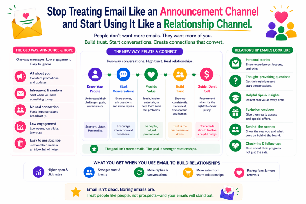 A lot of email marketing fails because it is built around broadcasting. Brands send updates, offers, launches, and reminders, but very little of it feels personal, thoughtful, or truly useful. The result is predictable. Open rates slip. Clicks weaken. Readers tune out.