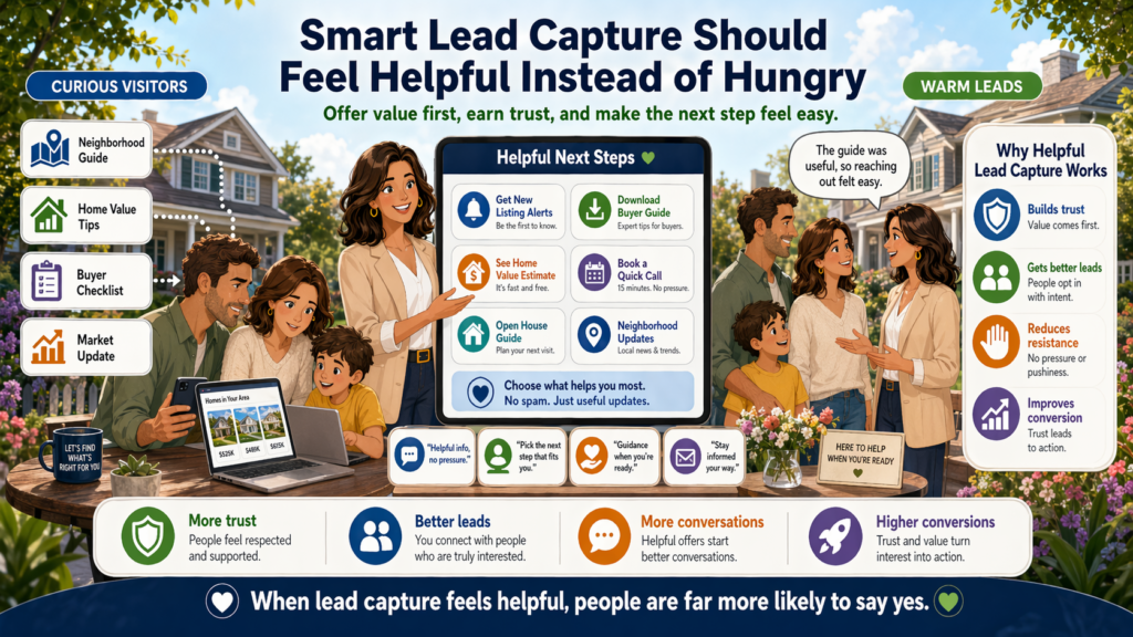 Lead capture is important, but it must be handled with care. People can sense when a website or ad is too eager to grab their information. If every button, pop-up, and form feels pushy, trust drops.