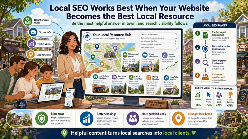 Most real estate websites look similar. They have listings, an agent bio, a few service pages, and maybe a blog. That is fine, but it is not enough if you want your website to become a real marketing asset.