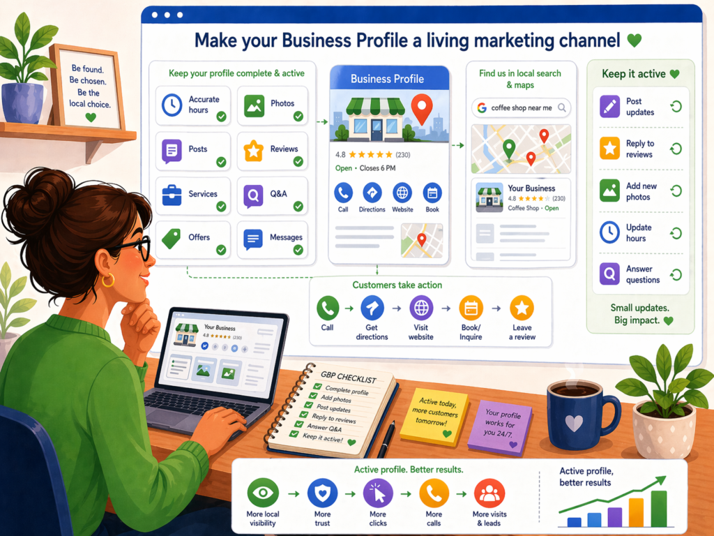 If your hours are wrong, people may show up when you are closed. If your photos are weak, people may doubt the quality. If your reviews are ignored, people may feel you are not active. If your services are missing, people may not know you can help.