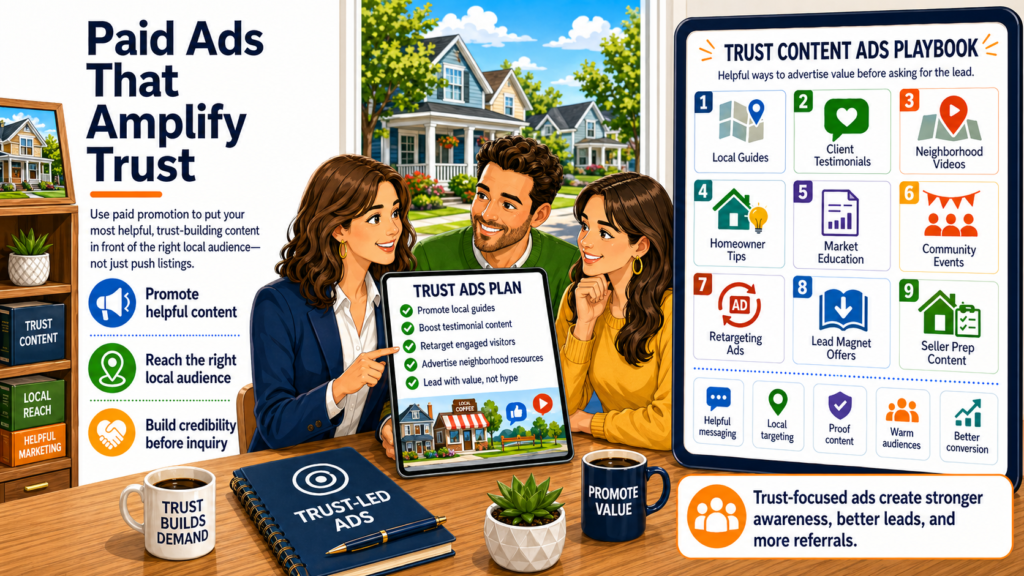 That can work when the offer matches the timing. But many buyers and sellers are not ready right now. If your ads only target people at the final step, you miss the larger group that needs education first.