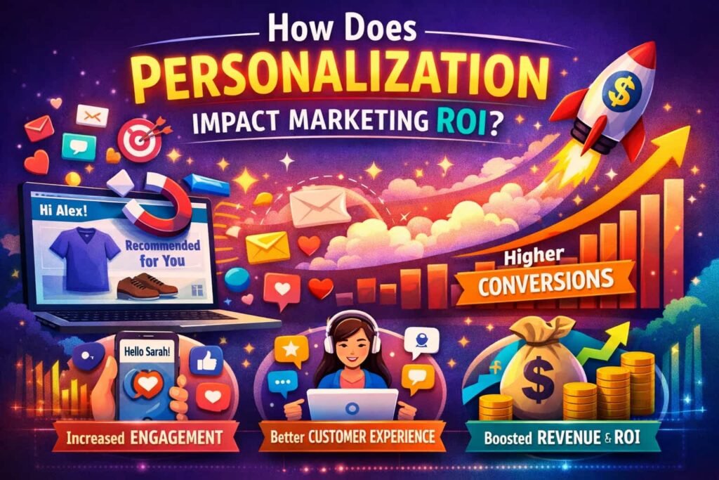 Personalization driven by data can boost marketing ROI by 5 to 8 times and lift sales by 10% or more. Personalized marketing involves tailoring content, offers, and experiences to individual customers based on their preferences and behaviors. This targeted approach resonates more with customers, leading to higher engagement and conversion rates.
