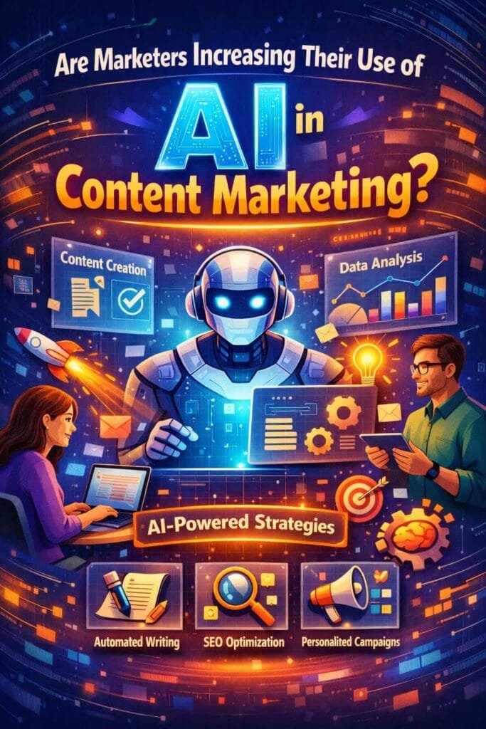 81% of marketers plan to increase their use of AI in content marketing. AI tools help automate content creation, personalization, and distribution, making content marketing more efficient and effective.