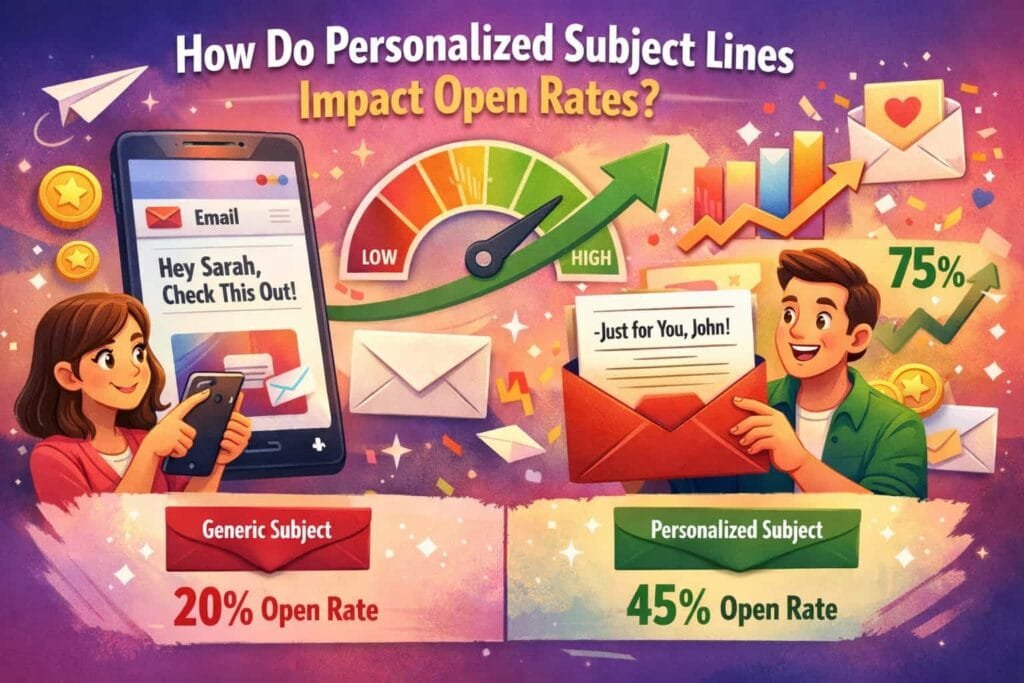 Personalized email subject lines generate 50% higher open rates. Personalization is key to capturing your audience's attention. By tailoring your subject lines to include the recipient's name or other relevant details, you can significantly boost your open rates. This approach makes your emails feel more personal and engaging, increasing the likelihood that recipients will take the time to read your message.