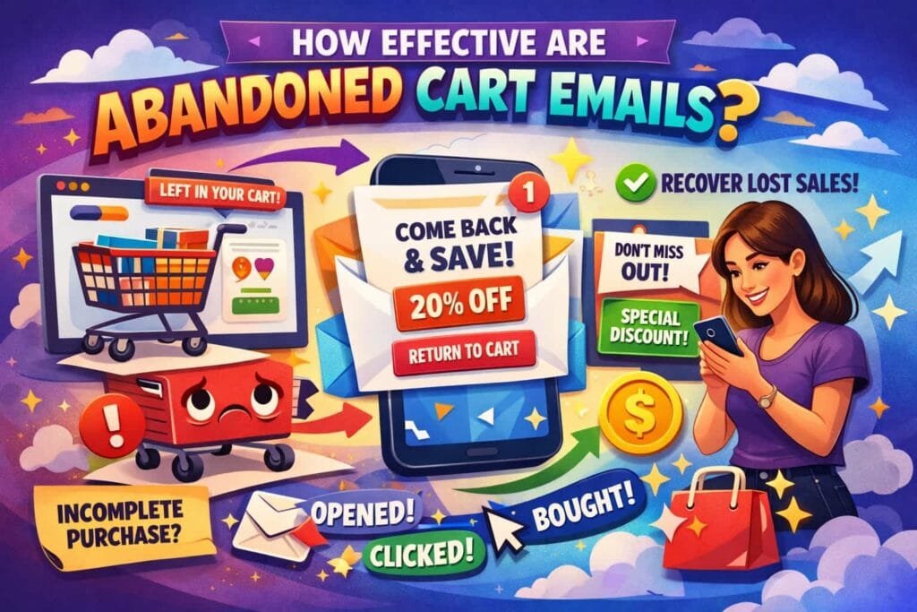 Abandoned cart emails have a 4.64% conversion rate. These emails target customers who have added items to their cart but haven't completed the purchase. By reminding them of their intended purchase and offering incentives like discounts or free shipping, you can encourage them to return to your site and complete the transaction. The relatively high conversion rate of abandoned cart emails makes them a valuable tool for recovering potentially lost sales.