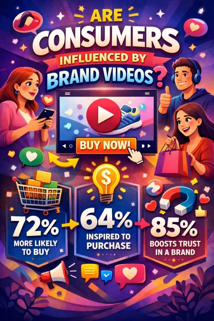 Absolutely, 84% of consumers say they've been convinced to buy a product or service by watching a brand's video. This statistic demonstrates the power of video content in influencing purchasing decisions. Well-crafted videos can build trust, showcase value, and address common objections, making them a crucial tool for driving conversions.
