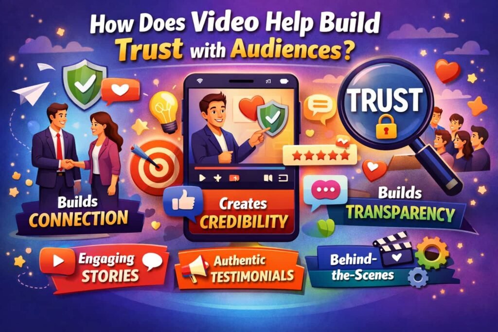 52% of marketers say video helps them build trust with their audience. Video content can humanize a brand, provide valuable information, and showcase transparency. Trust is a crucial factor in building long-term customer relationships, and video is an effective medium to establish and nurture that trust.