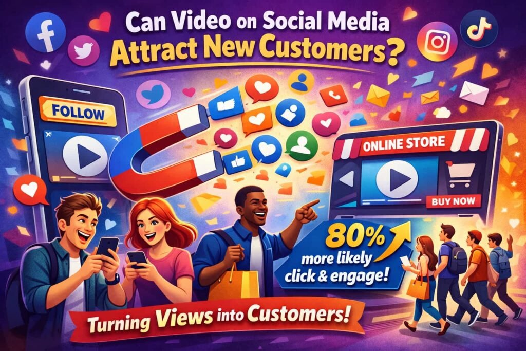 Yes, 93% of brands gained a new customer due to a video on social media. This statistic highlights the power of social media videos in expanding reach and attracting new customers. Engaging video content on platforms like YouTube, Instagram, and TikTok can go viral, bringing in a large number of new prospects and potential customers.