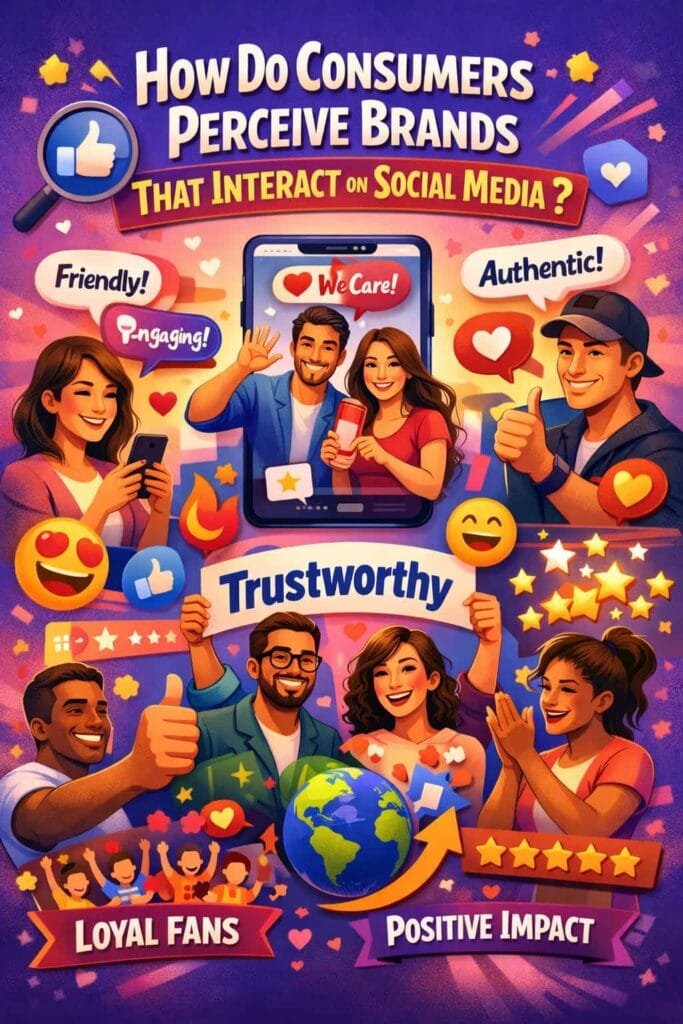 81% of people have a better perception of brands when they interact with them on social media. Engaging with followers through comments, messages, and posts can build trust and loyalty.