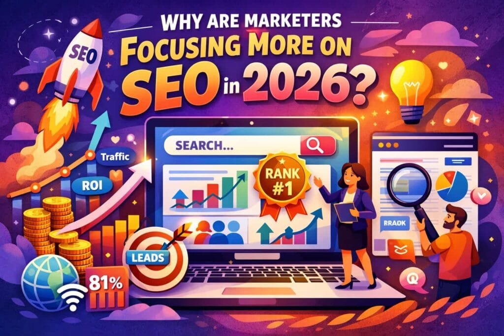 64% of marketers plan to focus more on search engine optimization (SEO) this year. SEO remains a critical component of digital marketing because it helps businesses improve their online visibility and attract organic traffic.