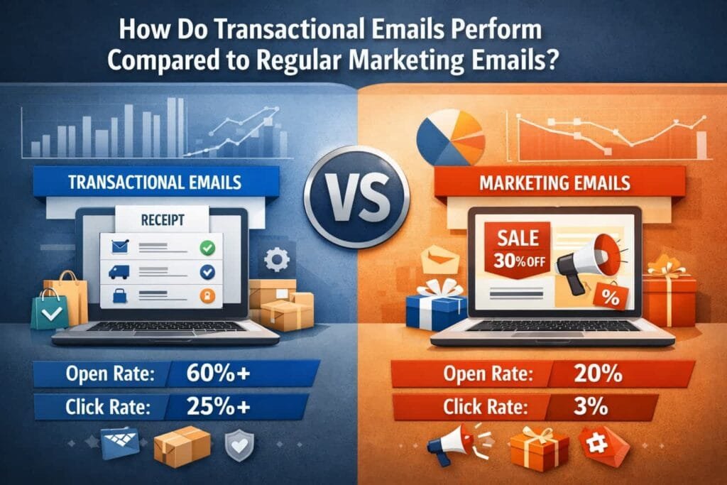 Transactional emails, such as order confirmations and shipping notifications, have an open rate that is eight times higher than regular marketing emails. These emails are anticipated and valued by recipients, providing an excellent opportunity to engage with your customers. Consider incorporating marketing messages or product recommendations within transactional emails to leverage their high open rates.