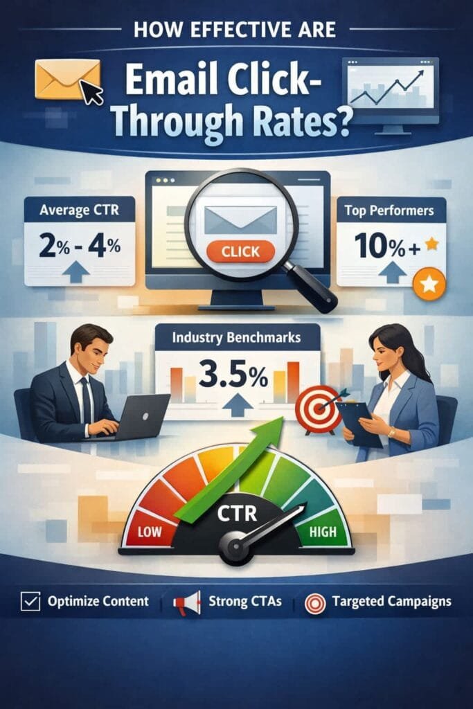 The click-through rate is a vital metric that indicates how effectively your email content prompts recipients to take action. An average CTR of 2.62% is a good benchmark, but your goal should be to continually improve this rate. To boost CTR, focus on creating compelling calls-to-action, relevant content, and engaging visuals. A/B testing different elements of your emails can also provide insights into what drives higher engagement.