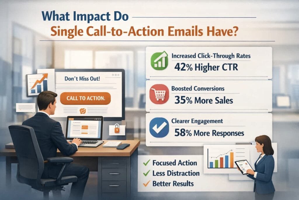 Simplicity can be incredibly powerful in email marketing. Emails that feature a single, clear call-to-action see a staggering 371% increase in clicks and a 1617% increase in sales. This statistic highlights the importance of having a focused message. Ensure that your CTA stands out and is easy to understand, guiding your readers towards a specific action without distractions.