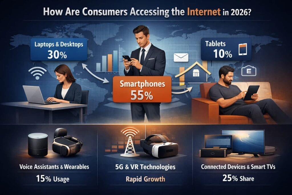 By 2024, 91% of internet users are expected to use mobile devices to access the web. The shift towards mobile internet usage underscores the importance of mobile-friendly content.