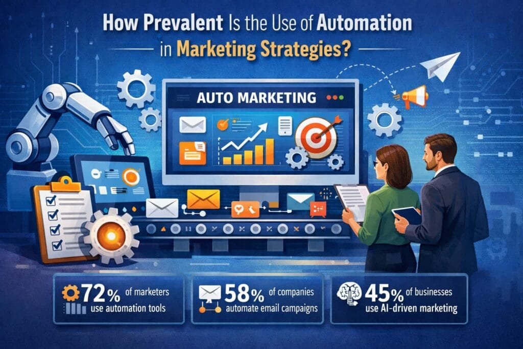 80% of marketers are planning to use at least one form of automation in their marketing strategy. Automation helps streamline marketing processes, making them more efficient and effective.
