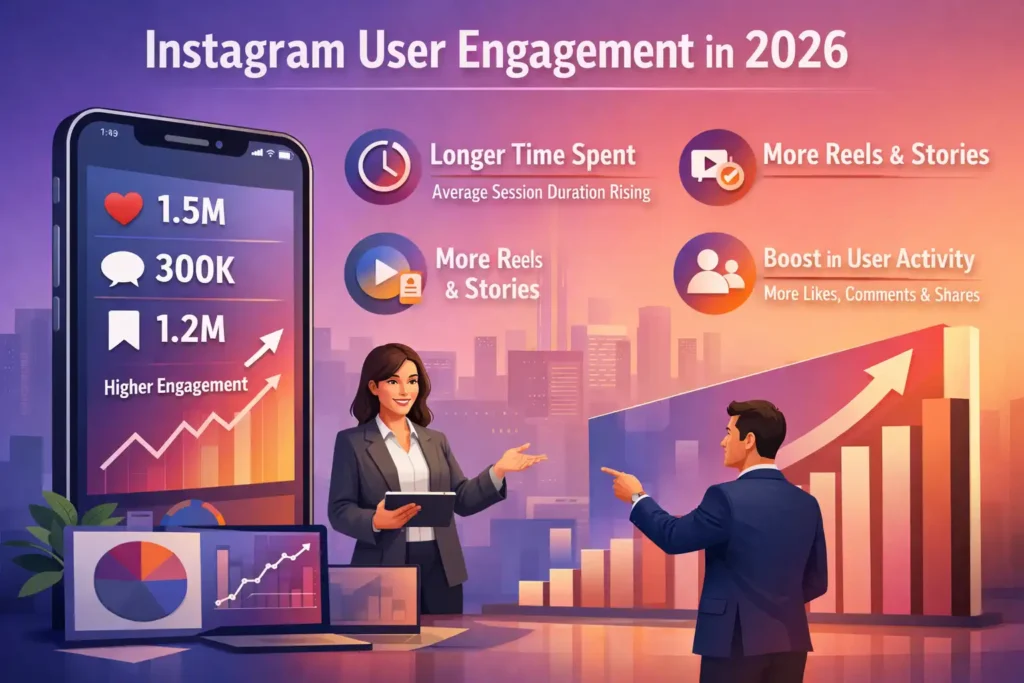Instagram is expected to see a 20% increase in user engagement in 2024. This increase can be attributed to Instagram's continuous introduction of new features such as Reels, Stories, and Shopping. These features make it easier for users to interact with content in a variety of ways, whether through short-form videos, ephemeral posts, or in-app purchases.
