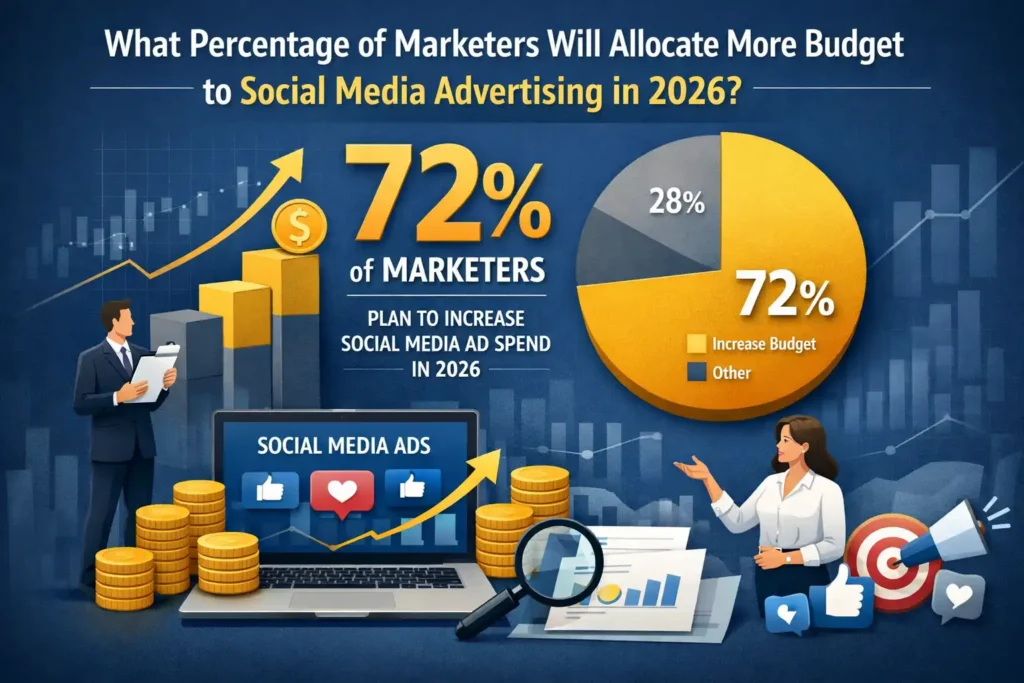 90% of marketers will allocate more budget to social media advertising in 2024. This increase in budget allocation reflects the growing importance of social media as a key marketing channel. With advanced targeting options and detailed analytics, social media advertising offers a high return on investment.