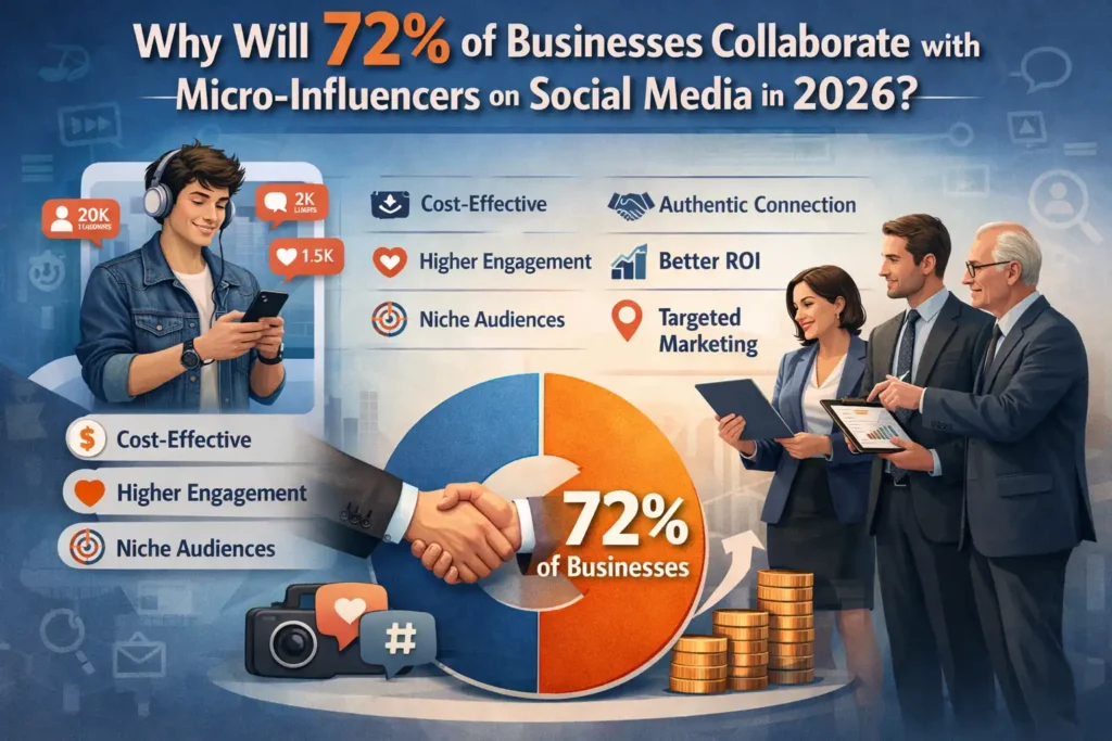 72% of businesses will collaborate with micro-influencers on social media in 2024. Micro-influencers, typically defined as influencers with 1,000 to 100,000 followers, often have more engaged and loyal audiences compared to larger influencers. Their followers see them as more relatable and trustworthy, which can lead to higher engagement and conversion rates.