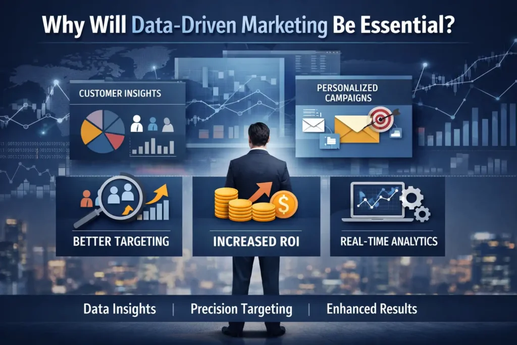 74% of marketers believe that data-driven marketing will be essential in 2024. Data-driven marketing involves using customer data and analytics to guide marketing decisions and strategies, leading to more effective and personalized campaigns.