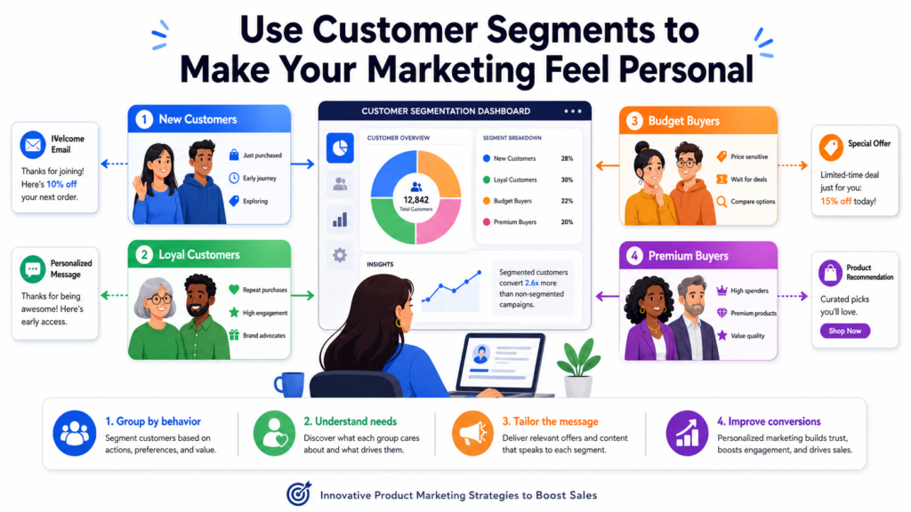 Most products are bought by different types of customers for different reasons. This is why one broad message often fails. It may sound clean, but it does not feel personal enough to move people.