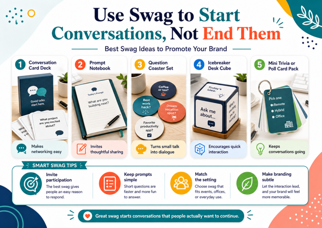 One of the biggest mistakes brands make is treating swag as the final touch. They hand it out and stop there. But swag can do much more when it is tied to a follow-up plan.