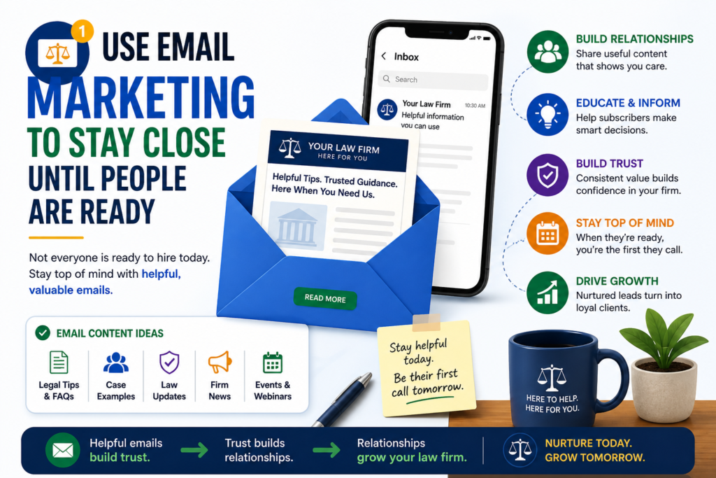 Most people do not hire a lawyer the first time they visit a website. Some do, especially in urgent matters, but many need time. They may be comparing firms, waiting for the problem to get clearer, talking with family, or trying to decide if they need help at all.
