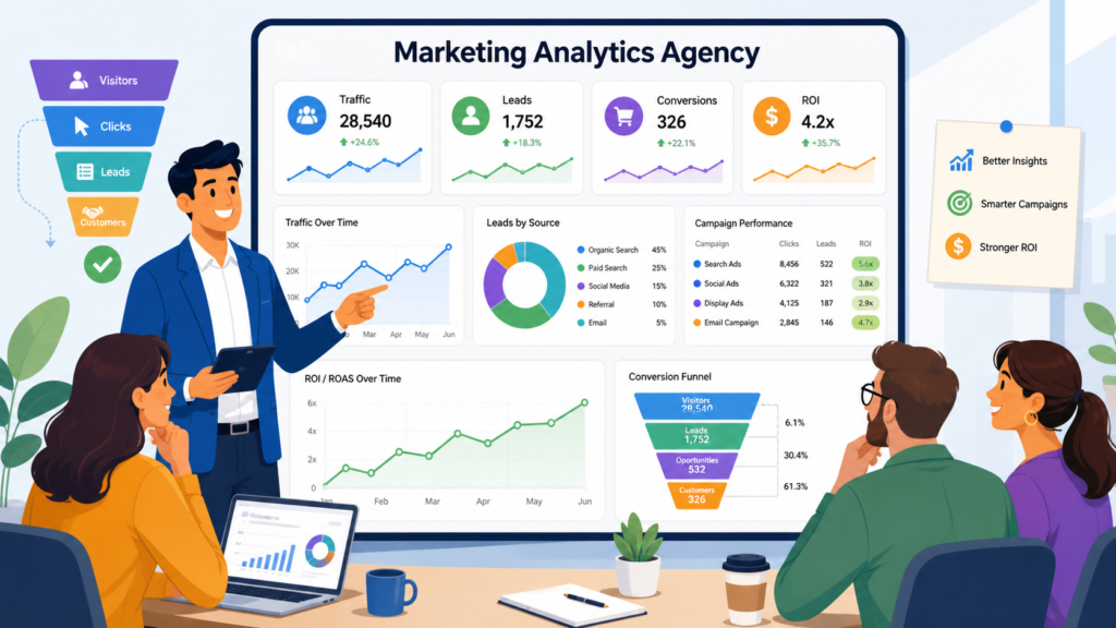 Many businesses spend money on marketing but do not understand what is working. They look at traffic, likes, clicks, leads, sales, and reports from different tools, but the numbers do not tell a clear story.