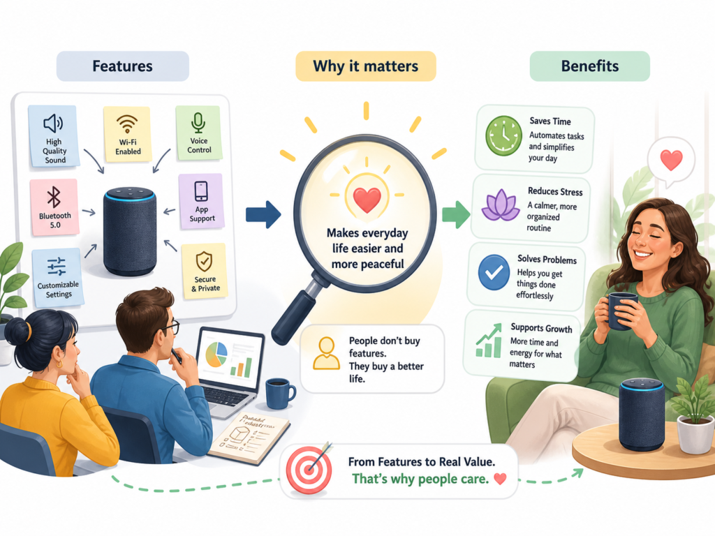 Before you create ads, write posts, design landing pages, or plan campaigns, you need to answer one simple question. Why should anyone care about this product right now?