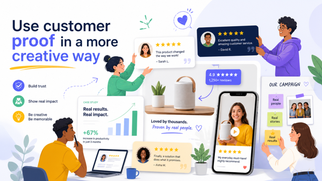 Social proof is one of the strongest tools in product marketing. People trust other people more than they trust brands. When customers see that someone like them used the product and got a good result, the risk feels lower.